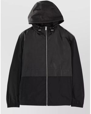 BOSS Lyocell Hooded Jacket - Black