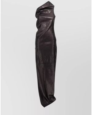 Rick Owens Embroidered Maxi Dress - White