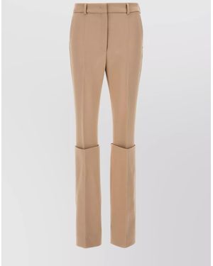 Sportmax Straight-Leg Pants - Natural