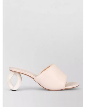 JW Anderson Leather Mules - Natural