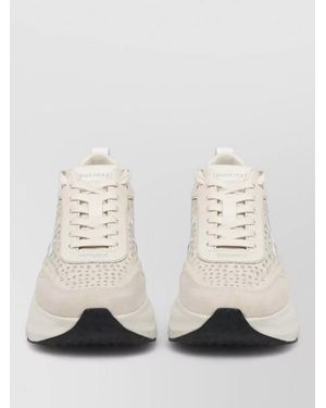 Premiata Sneakers Breathable Upper Lightweight Rubber Outsole - Natural