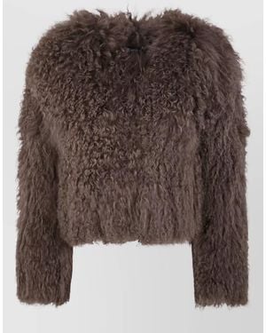 DR. HOPE Faux Fur Jacket - Brown