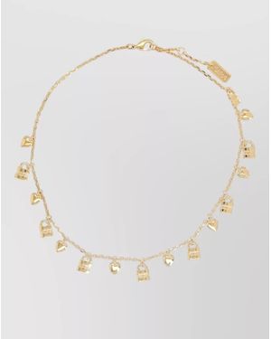 Chloé Adjustable Bracelet Featuring Dangling Charm Accents - Natural