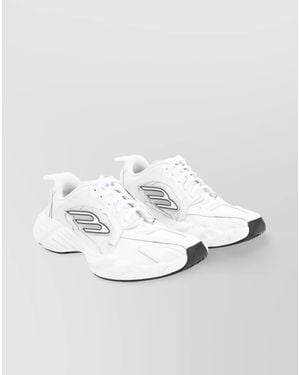 Balenciaga Leather Monday Low-Top Sneakers - White