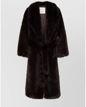 Agolde Shoreditch Ski Club Ebony Coat - Black