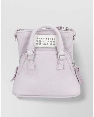 Maison Margiela 5Ac Classique Baby Leather Crossbody Bag - Grey