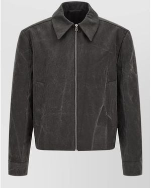 Séfr Tazio Tailored Jacket Long Sleeves Buttons - Black