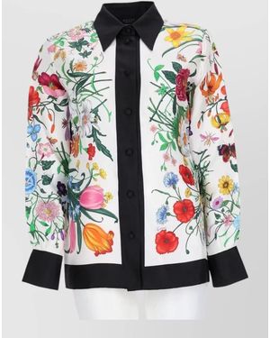 Gucci Printed Silk Shirt - Multicolour
