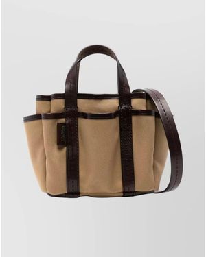 Max Mara Leather Gardenca Xs Purse - Brown