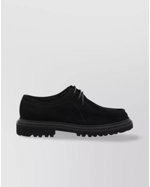Dolce & Gabbana Calf Leather Lace-Up Brogues - Black