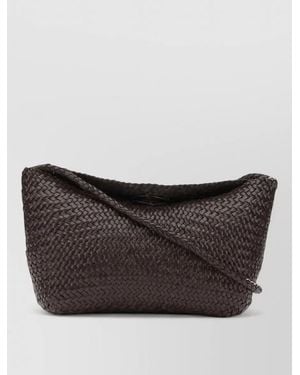 Dragon Diffusion Leather Shoulder Bag - Gray