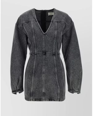 Haikure Denim Mini Dress - Black