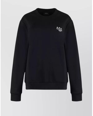 A.P.C. Madame Street Standard Crew-Neck Sweatshirt - Blue