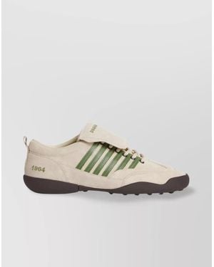 DSquared² Leather Low-Top Trainers - Metallic