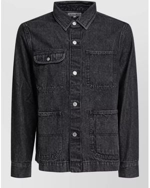 Alex Mill Denim Work Jacket - Black