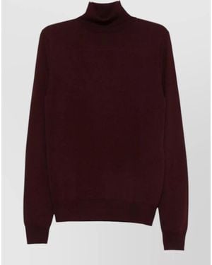 Frankie Shop Merino Wool Crewneck Sweatshirt - Purple