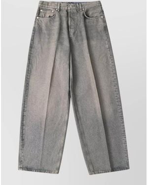 Haikure Bethany M High Waist Wide Leg Jeans - Grey
