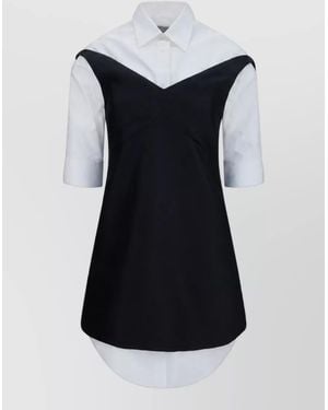 Balenciaga Wool Mini Dress - Black