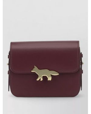 Maison Kitsuné Edie Small Shoulder Bag Hardware - Purple