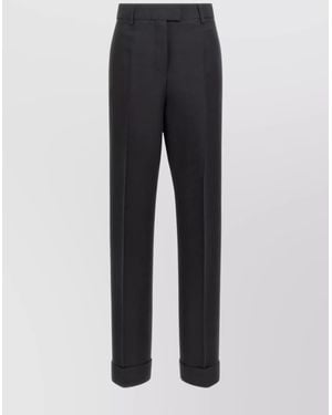Ferragamo Pleated Tailored Trousers - Blue