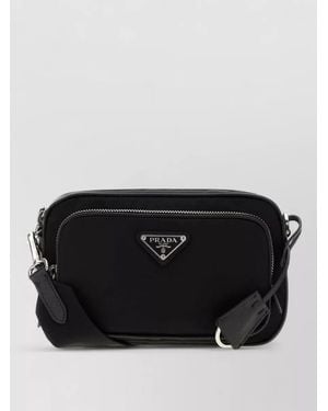 Prada Renylon Crossbody Bag Adjustable Detachable Strap - Black