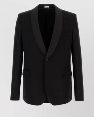 McQueen Wool Blazer - Black