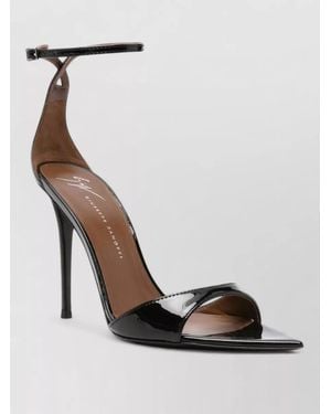 Giuseppe Zanotti Intriigo Leather Sandals Pointed Toe Stiletto - White