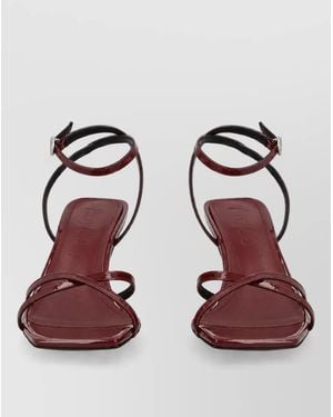 Aeyde Leather Sandals - Red