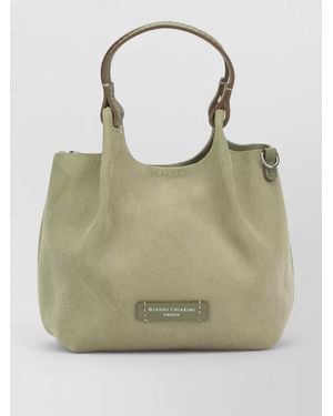 Gianni Chiarini Tote Bag Top Handle Shoulder Strap - Green