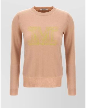 Max Mara Crew Neck Knit Jumper - White