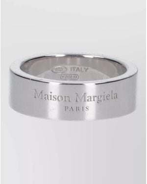Maison Margiela Logo Ring - Gray