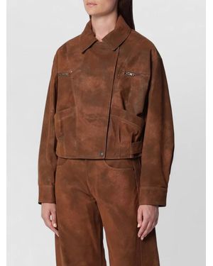 Isabel Marant Leather Jacket - Brown