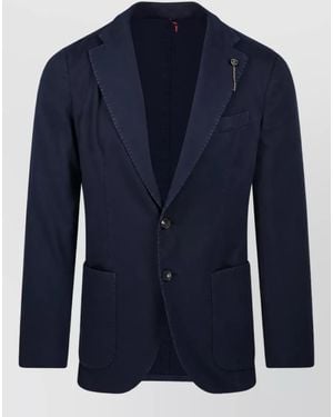Santaniello Suit Jacket - Blue