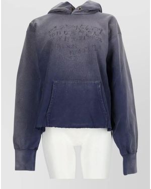 Maison Margiela Printed Cotton Jacket - Blue
