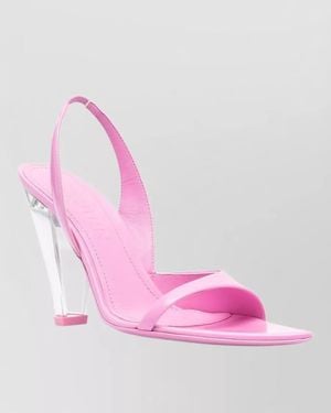 3Juin Leather Slingback Sandals - Pink
