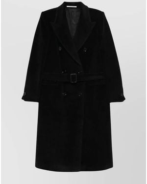 Tagliatore Double-Breasted Coat - Black