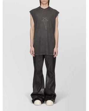 Rick Owens Cotton Oversized Printed T-Shirt - Multicolour