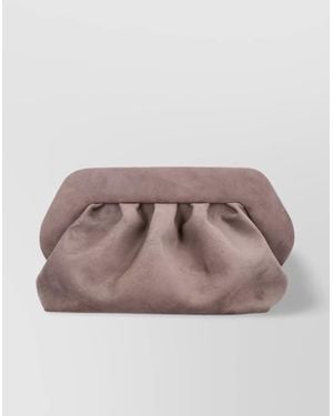 THEMOIRÈ Bios Suede Clutch Bag - Multicolour