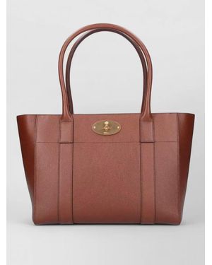 Mulberry Structured Tote Bag Double Handles Design