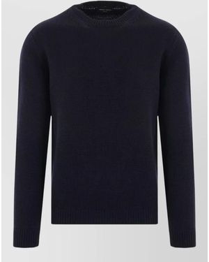 Roberto Collina Silk Crew-Neck Jumper - Blue