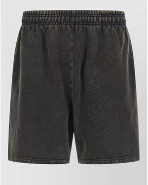 Entire studios Bermuda Shorts Standard Cut Side And Back Pockets - Black