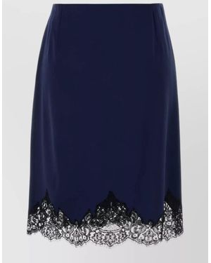 Stella McCartney Satin Wrap Skirt - Blue