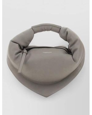 FEDERICO CINA Calfskin Mini Tortellino Cross-Body Bag - Gray