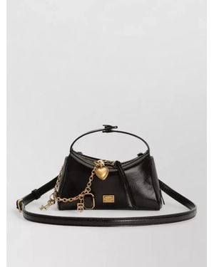 Dolce & Gabbana Vittoria Calfskin Leather Crossbody Bag - Multicolour