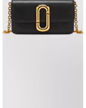 Marc Jacobs Clutch Leather Cross-Body Bag - Black