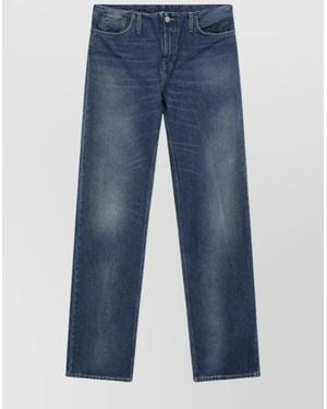 Acne Studios Washed Straight-Leg Jeans - Blue
