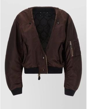 Maison Margiela Quilted Reversible Bomber Jacket - Black