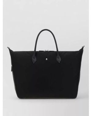 Montblanc Canvas Travel Tote Bag - Black