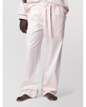 Tekla Boxer Shorts Back Pocket Piping - Pink
