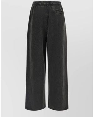 Entire studios Relaxed Jogger Trousers Side And Back Pockets - Black